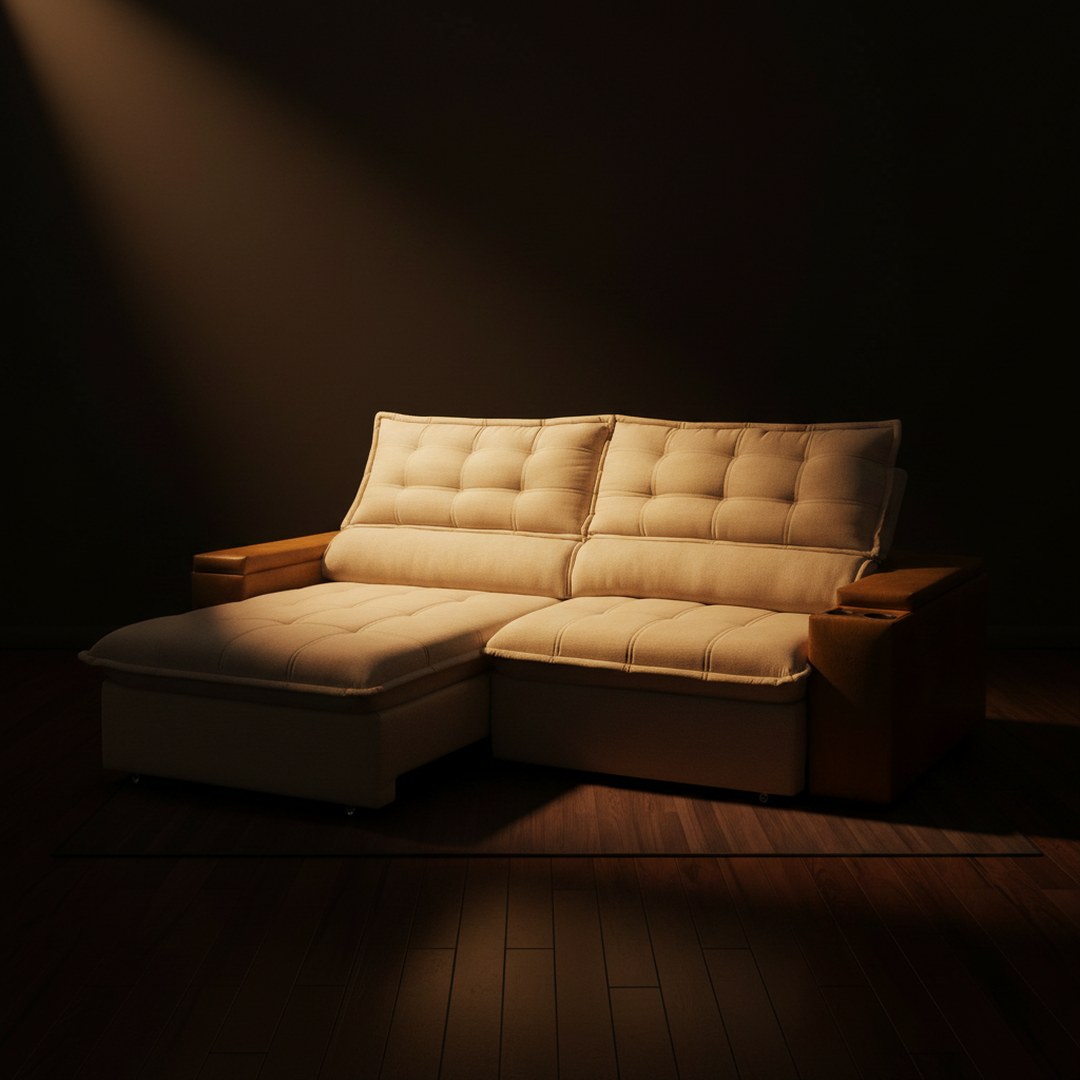 NOBLE em atmosfera cinematográfica com feixe de luz dourada